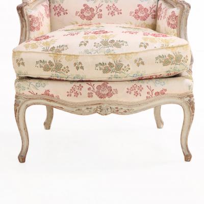 Pair of French Louis XV Style Painted Berg res C 1940
