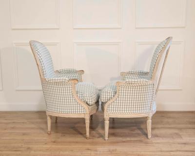 Pair of French Louis XVI Berg res circa 1780