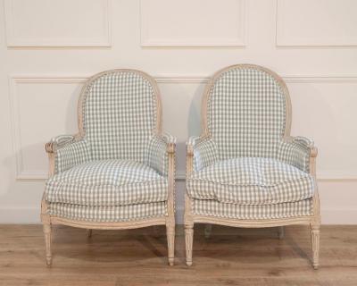 Pair of French Louis XVI Berg res circa 1780