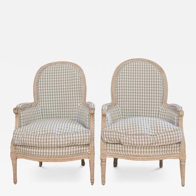 Pair of French Louis XVI Berg res circa 1780