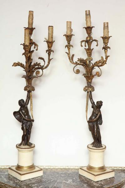 Pair of French Louis XVI Candelabra