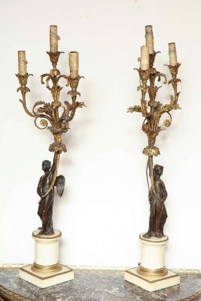 Pair of French Louis XVI Candelabra