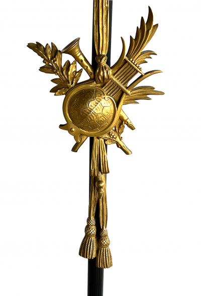 Pair of French Louis XVI Style 19th Century Bronze Medusa Hall Trees