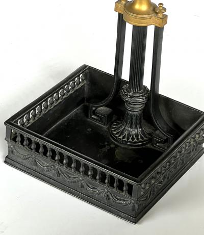 Pair of French Louis XVI Style 19th Century Bronze Medusa Hall Trees