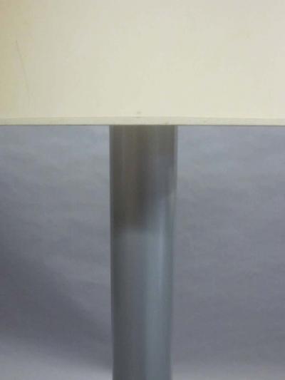 Pair of French Mid Century Modern Enameled Steel Floor Lamps 1970