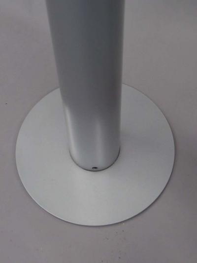 Pair of French Mid Century Modern Enameled Steel Floor Lamps 1970