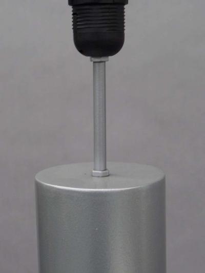 Pair of French Mid Century Modern Enameled Steel Floor Lamps 1970