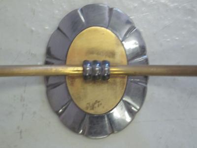 Pair of French Mid Century Modern Neoclassical Double Arm Wall Sconces