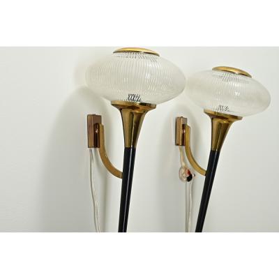 Pair of French Mid Century Sconces Table Lamp