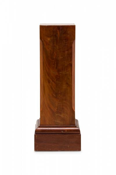 Pair of French Mid Century Square Wooden Column Pedestals