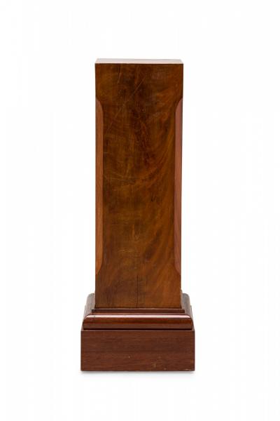 Pair of French Mid Century Square Wooden Column Pedestals