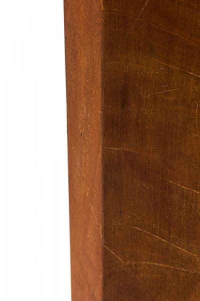 Pair of French Mid Century Square Wooden Column Pedestals