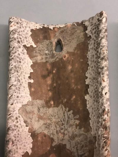 Pair of French Midcentury Rustic Terracotta Wall Sconces