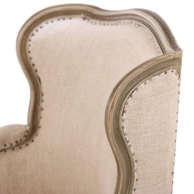 Pair of French Painted Berg res with New Upholstery C 1900