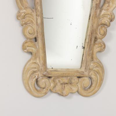 Pair of French Plaster and Lacquered Hollywood Regency Period Mirrors