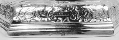 Pair of French Renaissance Revival Silver 5 Light Candelabra