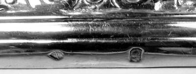 Pair of French Renaissance Revival Silver 5 Light Candelabra