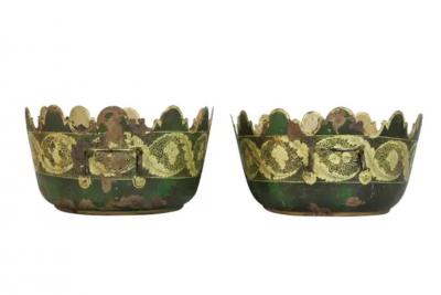 Pair of French Tole Verrieres