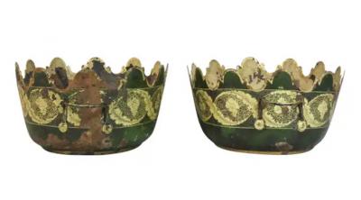 Pair of French Tole Verrieres