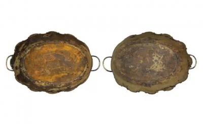 Pair of French Tole Verrieres