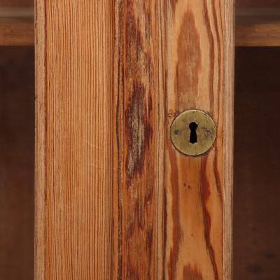 Pair of French Two Part Pitch Pine Cabinets C 1880