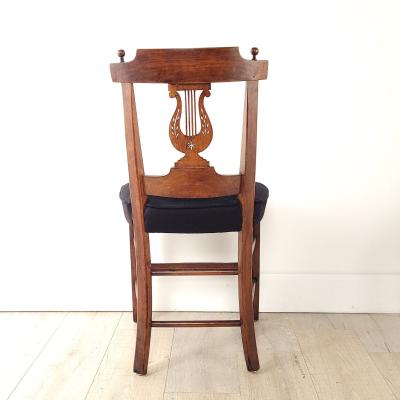 Pair of French Upholstered and Carved Side Chairs