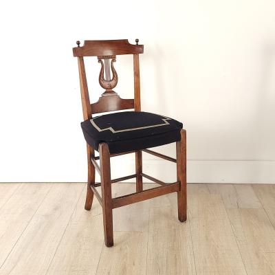 Pair of French Upholstered and Carved Side Chairs
