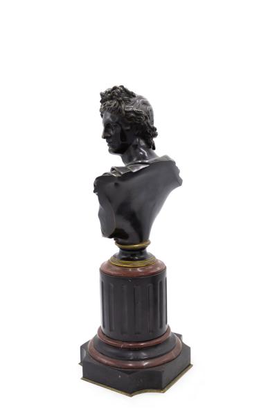 Pair of French Victorian Apollo and Diana Busts