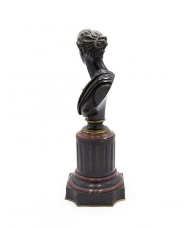 Pair of French Victorian Apollo and Diana Busts
