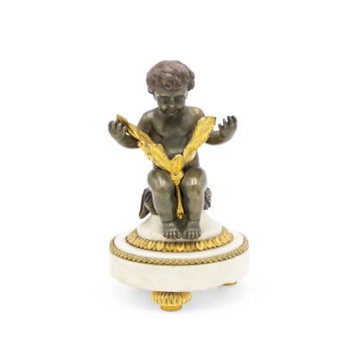 Pair of French Victorian Bronze Cupids