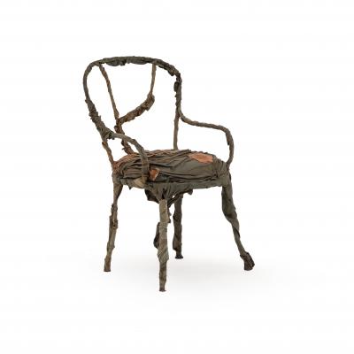 Pair of French Victorian Fantasy Arm Chairs