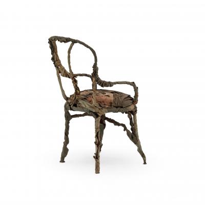 Pair of French Victorian Fantasy Arm Chairs