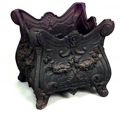 Pair of French Victorian Iron Pots