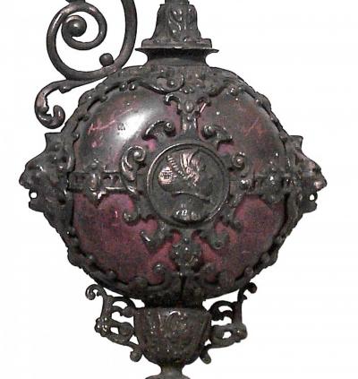 Pair of French Victorian Metal Ewers