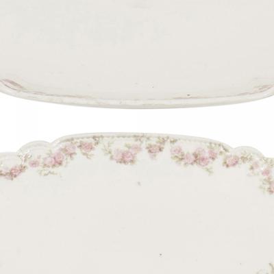 Pair of French Victorian Porcelain Serving Platters