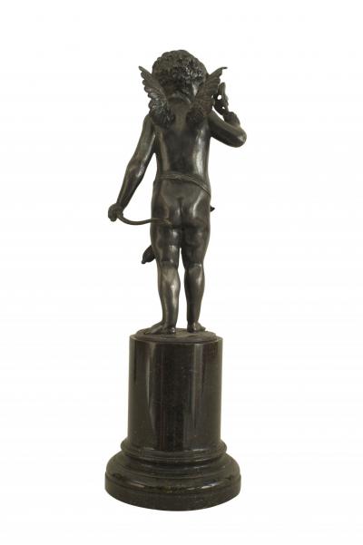 Pair of French Victorian Silver Cupid Figures