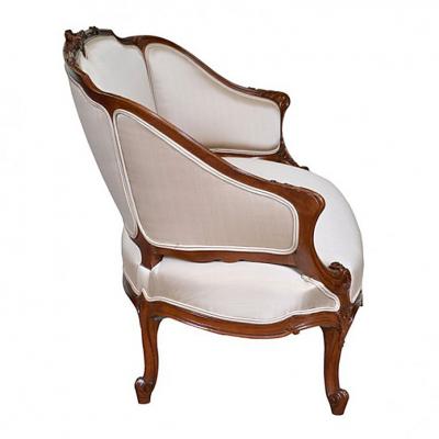 Pair of French Wanut Settees