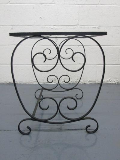 Pair of French Wrought Iron Nest of Tables