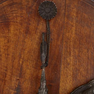 Pair of French bronze Animalier sculptures of game birds