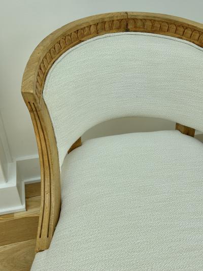 Pair of French klismos chairs