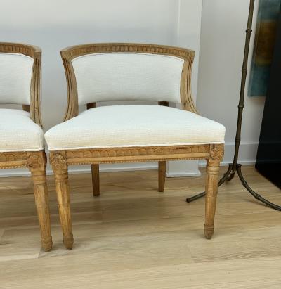 Pair of French klismos chairs