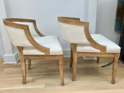 Pair of French klismos chairs