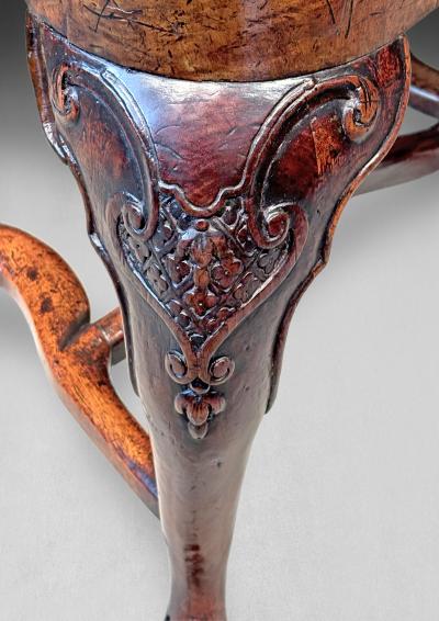 Pair of George I Period Walnut Chairs