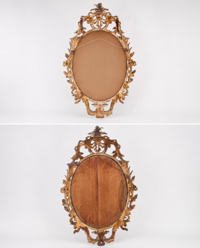 Pair of George II Giltwood Mirrors c 1760