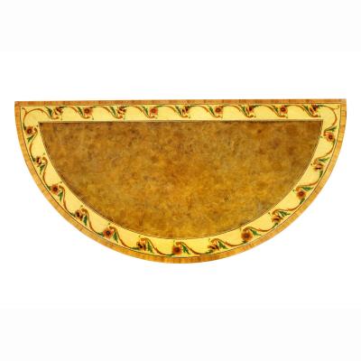 Pair of George III Amboyna and Paint Decorated Games Tables