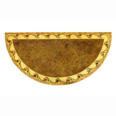 Pair of George III Amboyna and Paint Decorated Games Tables