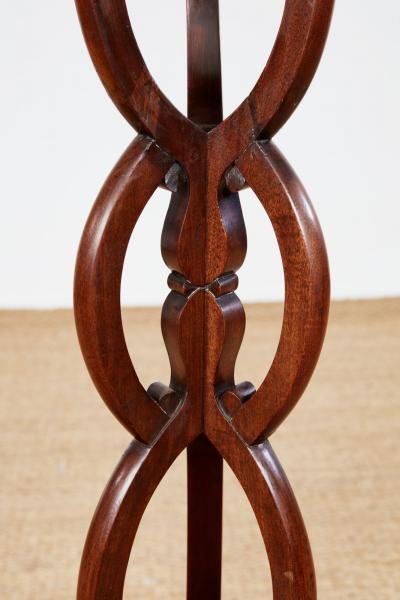 Pair of George III Mahogany Torcheres