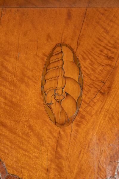 Pair of George III Satinwood and Inlay Knife Boxes