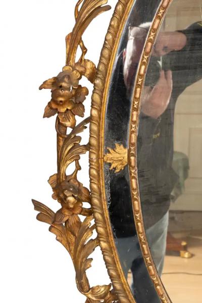 Pair of George III Style Giltwood Mirrors