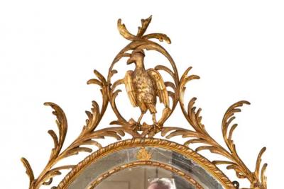 Pair of George III Style Giltwood Mirrors